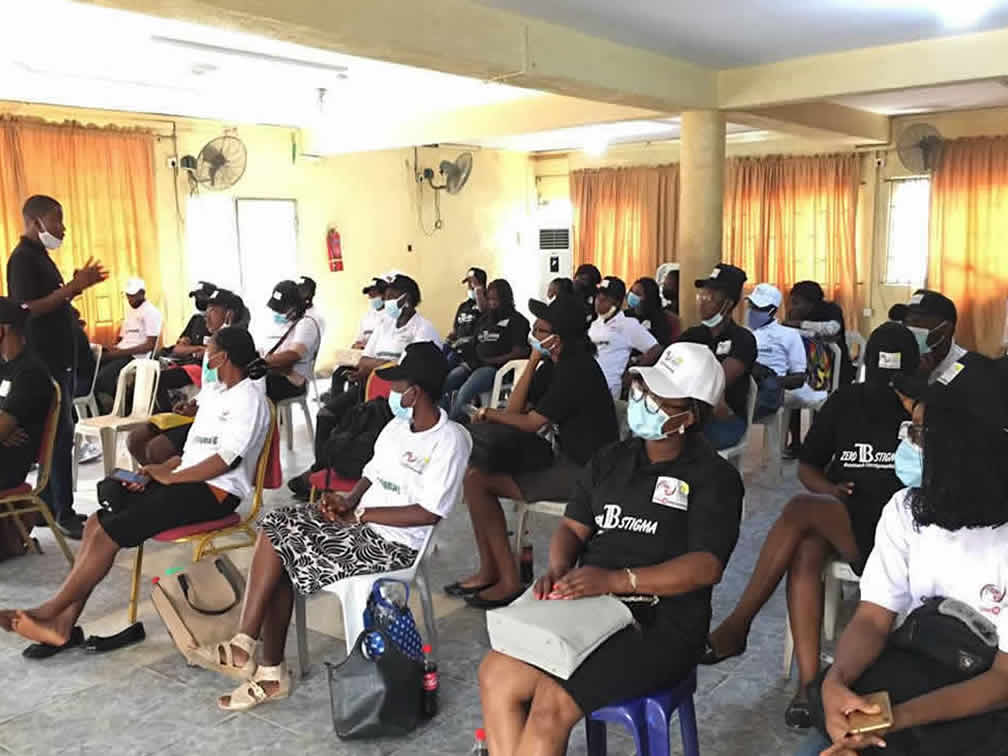 Community audience at a TB stigma assessment session